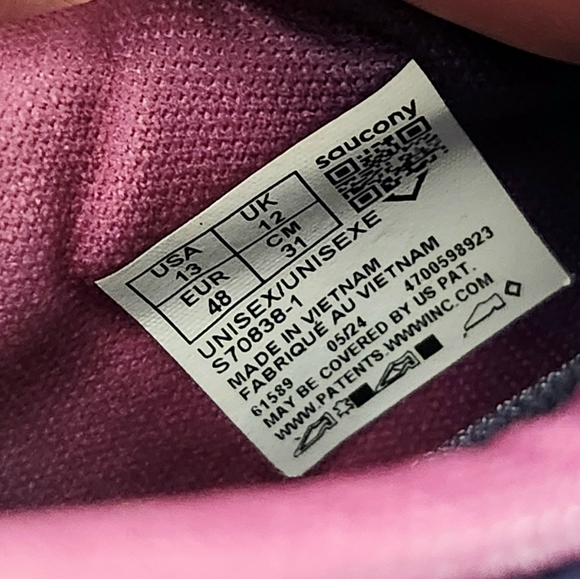 Saucony Grid Shadow 2 Summer Solstice Pack Size 13 S70838 Lilac/Blue Trainers - Picture 10 of 12